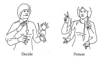 decide/ person