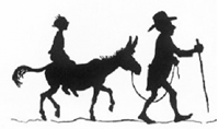 O homem seu filho e o burro